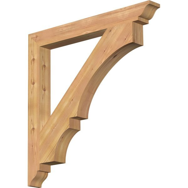 Balboa Traditional Smooth Bracket, Western Red Cedar, 3 1/2